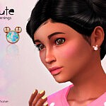 Cute Child Earrings sims 4 cc