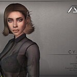 Cyber Style 2 Hair sims 4 cc