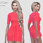 DRESS N 339 sims 4 cc