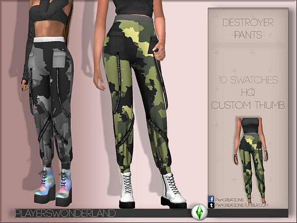 Destroyer Pants by PlayersWonderland from TSR