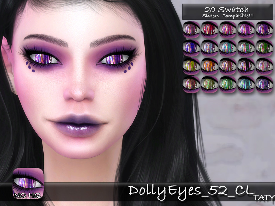 Dolly Eyes 52 by tatygagg from TSR • Sims 4 Downloads