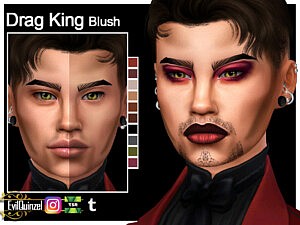 Drag King Blush sims 4 cc