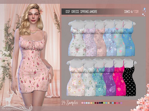 Dress Spring Amore by DanSimsFantasy from TSR