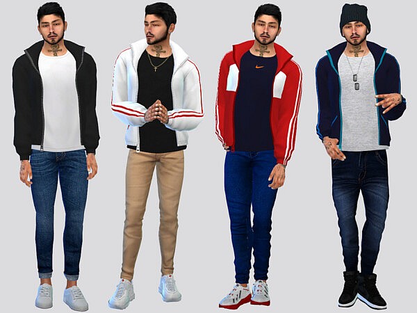 Durbin Track Jacket by McLayneSims from TSR • Sims 4 Downloads
