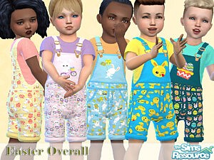 Easter Overall sims 4 cc