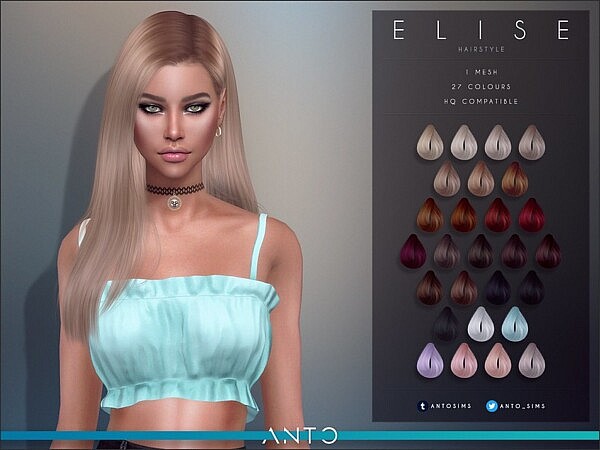 Elise Hair by Anto from TSR