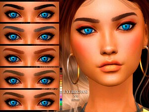 Eyebrows N6 sims 4 cc