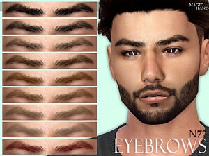 Eyebrows N72 sims 4 cc