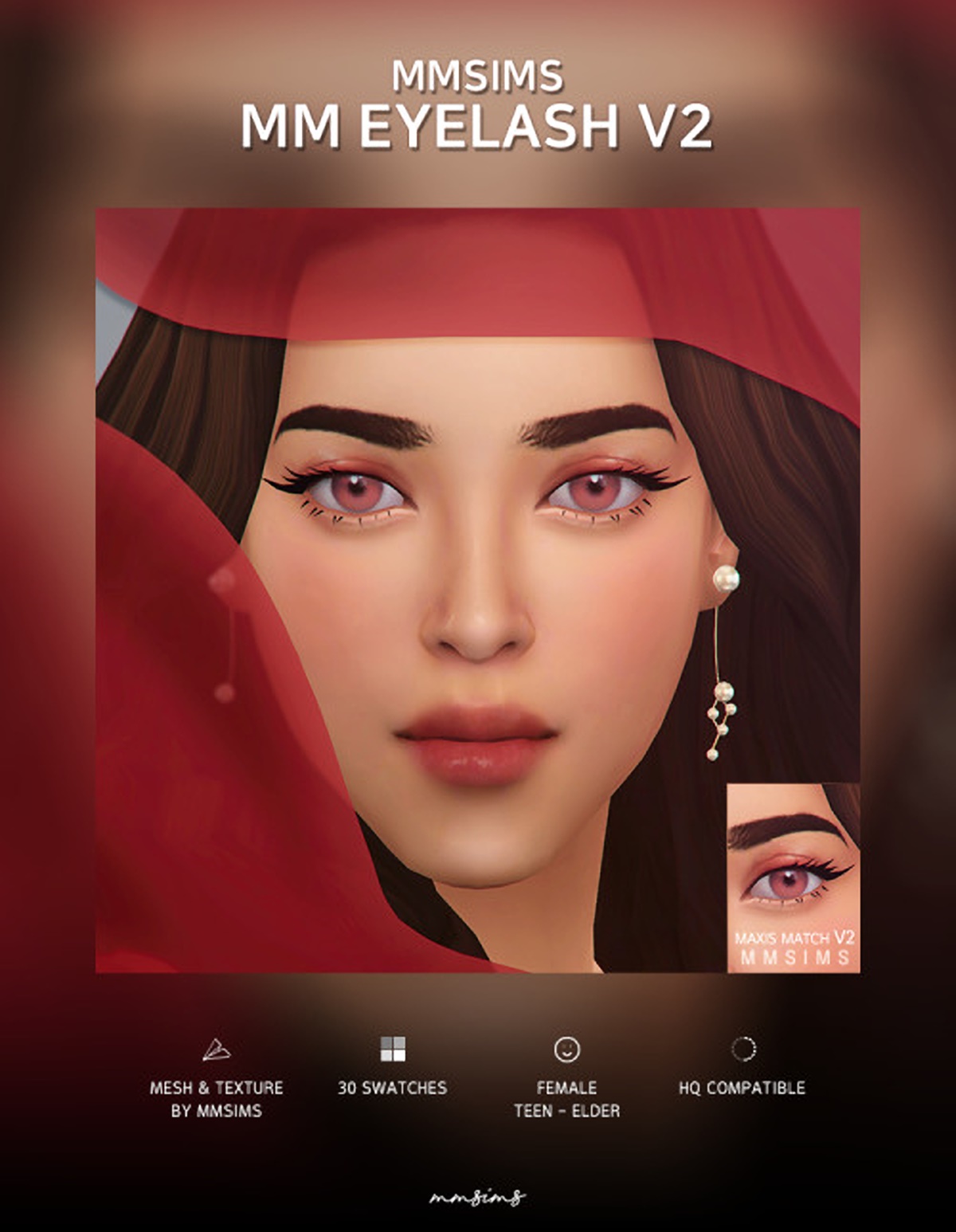 eyelash mod sims 4