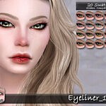 Eyeliner 17 sims 4 cc