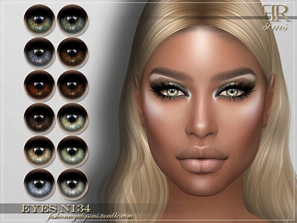 Eyes N134 by FashionRoyaltySims from TSR