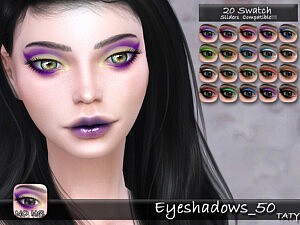 Eyeshadows 50 sims 4 cc