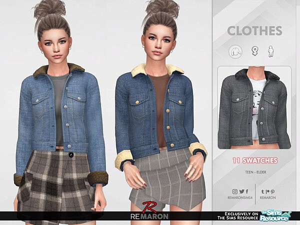 F Denim Jacket 01 by remaron from TSR