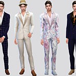 Fancy Men Suit sims 4 cc1