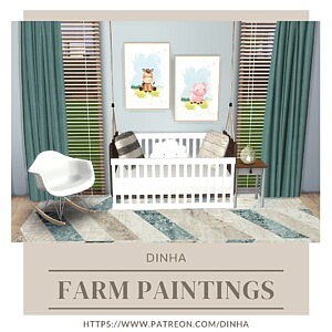 Farm Paintings sims 4 cc