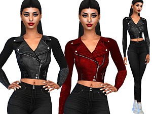 Fit Leather Jackets sims 4 cc