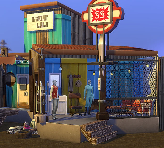 Fully furnished Diamond City Market by jwjj420 from Mod The Sims • Sims