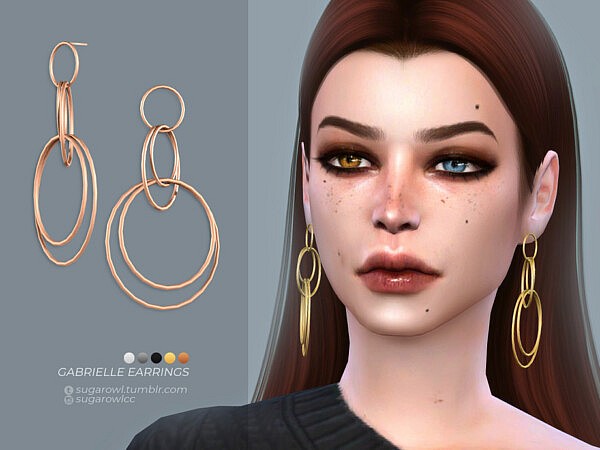 Gabrielle earrings by sugar owl from TSR