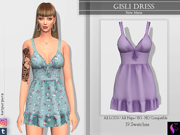 Gisli Dress by KaTPurpura from TSR