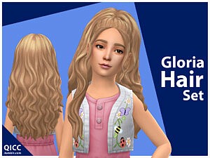 Gloria Hair Set sims 4 cc