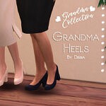 Grandma Heels sims 4 cc