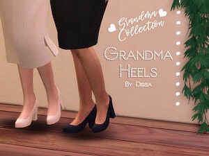Grandma Heels sims 4 cc