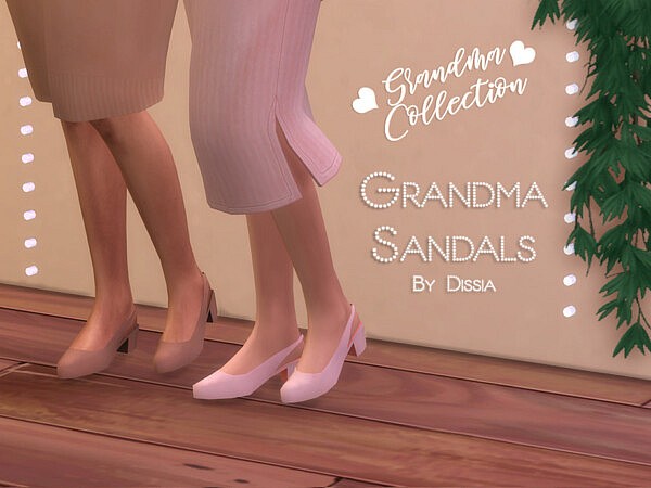 Grandma Sandals by Dissia from TSR