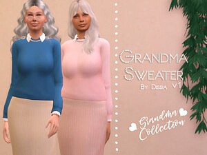 Grandma Sweater v1 sims 4 cc