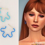 Groovy Earrings sims 4 c