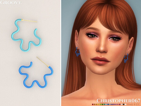 Groovy Earrings  by christopher067 from TSR