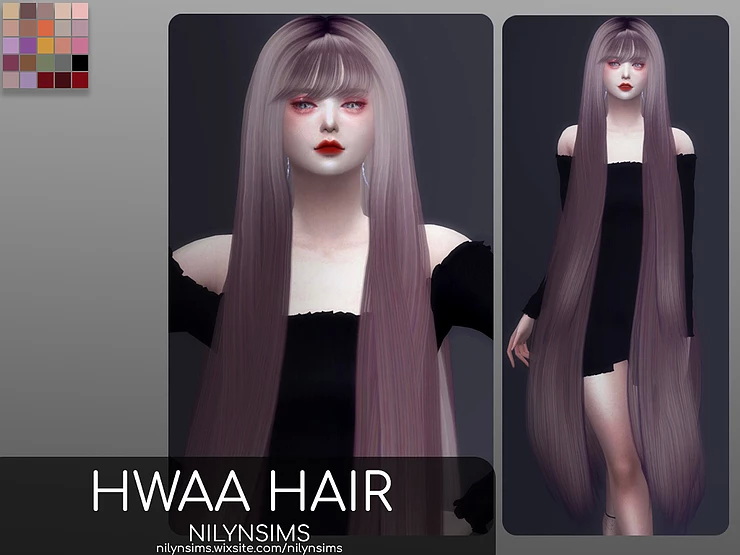 Sims 4 Hime Cut CC