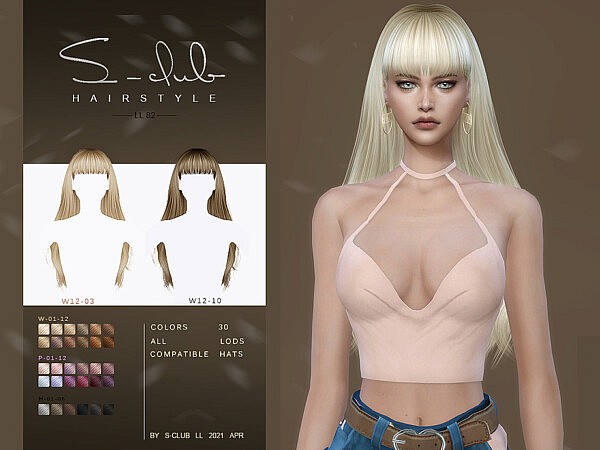 Hair N82 by S Club from TSR