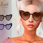 Heart Glasses sims 4 cc