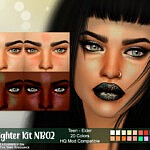 Highlighter Kit NB02 sims 4 cc