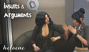 Insults and Arguments Pack sims 4 cc