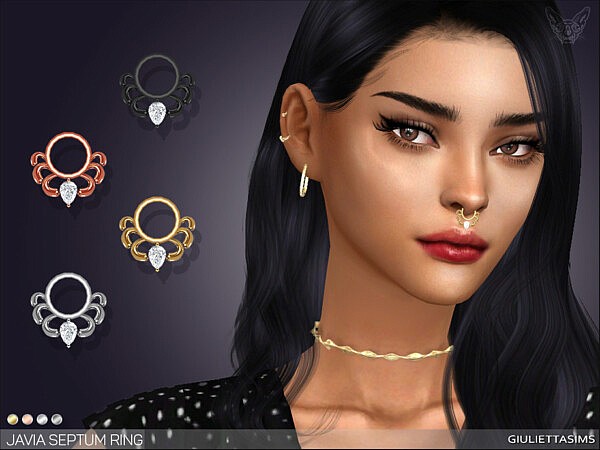Javia Septum Ring by feyona from TSR