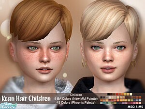 Kean Hair Child sims 4 cc