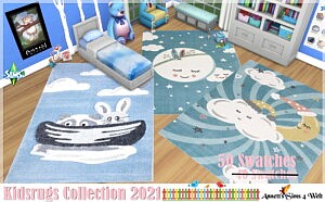 Kids Rugs Collection 2021 sims 4 cc