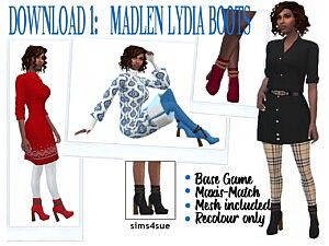 LYDIA BOOTS sims 4 cc