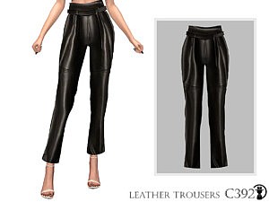 Leather Trousers C392 sims 4 cc