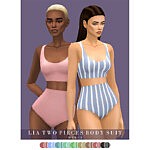 Lia Two Pieces Body Suit sims 4 cc
