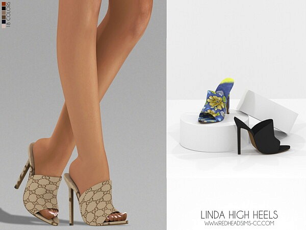 Linda High Heels from Red Head Sims