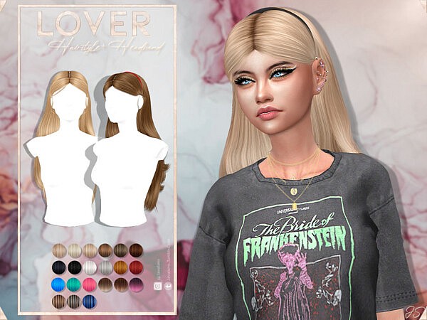 Lover Hair Set  by JavaSims from TSR