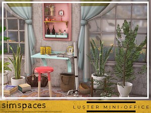 Luster Mini Office sims 4 cc