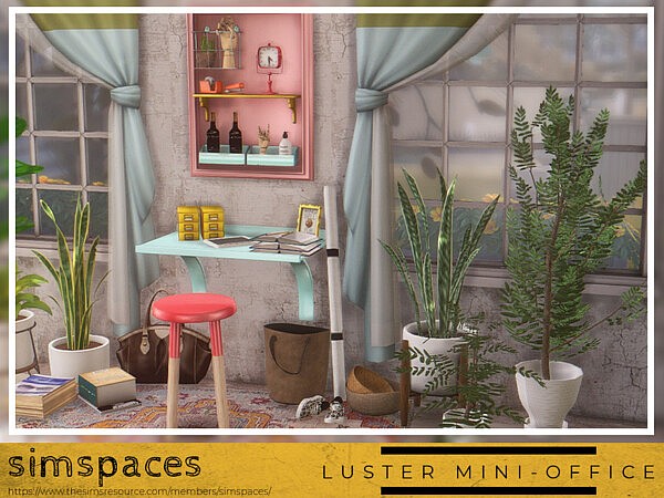 Luster Mini Office sims 4 cc