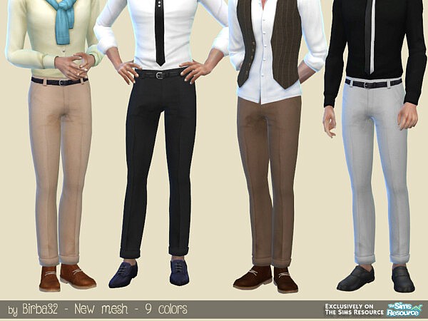 Man trousers M120 sims 4 cc