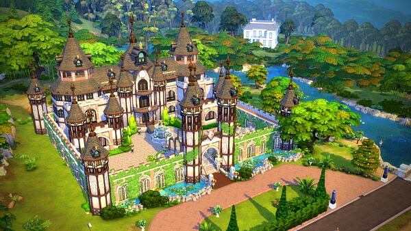 Medieval Castle sims 4 cc