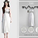 Midi Dress BD457 sims 4 cc