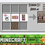 Minecraft Bedroom Set Add On Pack 1 sims 4 cc