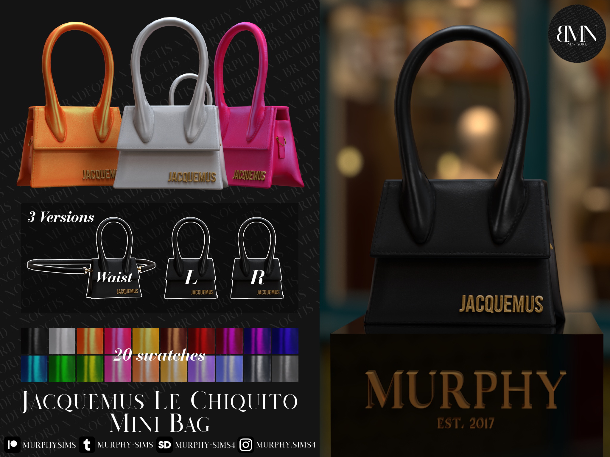Mini Bag By Silence Bradford From Murphy • Sims 4 Downloads